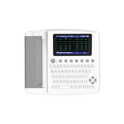 Gerçek zamanlı veri aktarımı ile 12 Leads 7 Inch Analog Kayıtlı Tıbbi EKG Makinesi