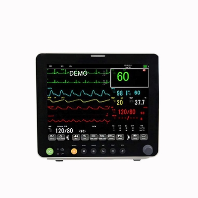 Hastane Çok Parametreli Dokunmatik Ekranlı Hasta Monitörü Taşınabilir 12 İnç