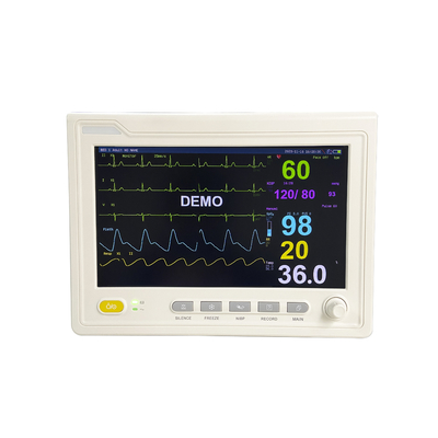 RESP Multi Parameter Hasta Monitörü, hastane yatağı için destekleyici 10.1 Inch Ekran monitörü