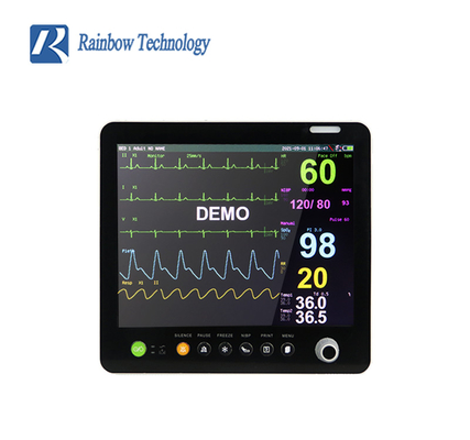 15 Inch Medical Vital Monitor 6 Parameter Icu için hasta monitörü PM9000-GTE