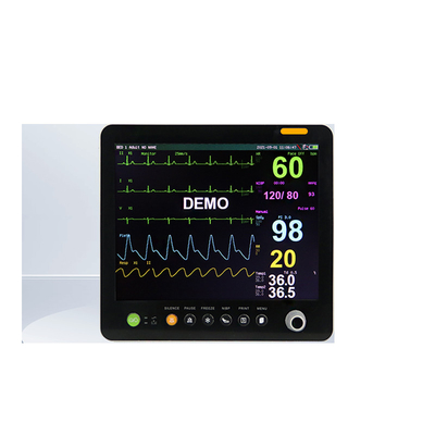 Tıbbi EKG Monitörü Hayati İşaretler Hasta Monitörü Portatif Hastane Klinik için
