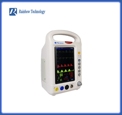 Küçük Boyutlu Çok Parametreli Hasta Monitörü EKG İzleme Taşınabilir Hastane Kullanımı