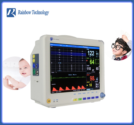 9 Parametre 40W Maternal Fetal Monitör 12.1 İnç Taşınabilir CTG Makinesi