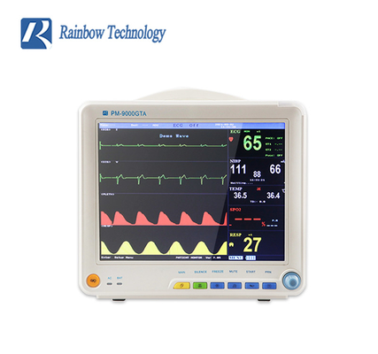 ICU CCU Elektrikli Çok Parametreli Hasta Monitörü Sınıf II GB/T18830-2009 Standart Kan Basıncı İzleme