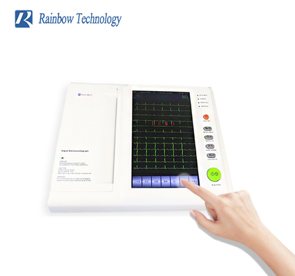 Hastane Elektrokardiyograf 12 Kanal EKG Makinesi 12 Kurşun Dijital