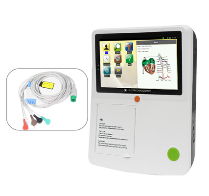 PC Yazılımlı 3 Kanallı Ekg Ekg Kalp Monitörü Elektrokardiyogram Makinesi
