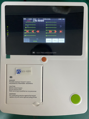 4.3 inç dokunmatik ekranlı tıbbi EKG makinesi vücut sağlığı izleme için ISO sertifikası