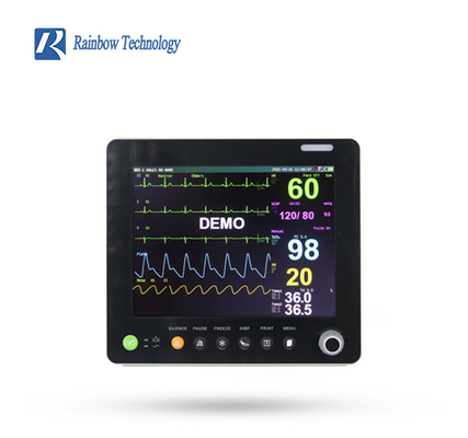 Renkli LCD Ekranlı Sınıf II Çok Parametralı Hasta Monitörü Toplam Ağırlık 3.85 KG