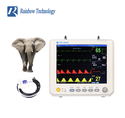 Hastane donanımı EKG ICU Multi Parameter Hasta taşınabilir monitörü