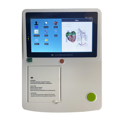Standart 12 Leads Holter EKG Elektrot Makinesi 6 Kanal Elektrokardiyogram