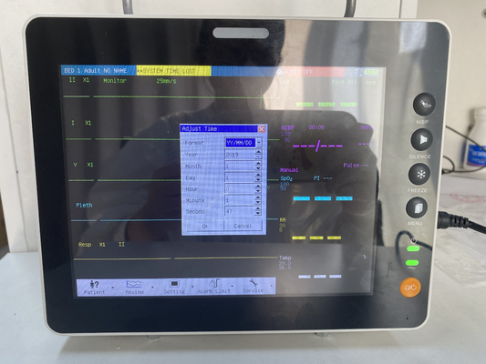 Hastane yoğun bakım için 8 inç LCD ekranlı çok parametreli hasta monitörü