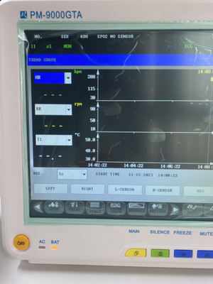 Hastane kullanımı stok NIBP EKG 12.1" analizi için çok parametreli monitör