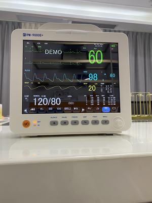 Hastane için yatak kenarında ICU çok parametreli hasta monitörü 12.1&quot; ekranı ile