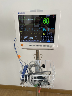Hastane için yatak kenarında ICU çok parametreli hasta monitörü 12.1&quot; ekranı ile