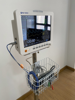 Sağlıklı Modern Tarzı Klinik Arabası Monitor Arabası Hasta Monitörü