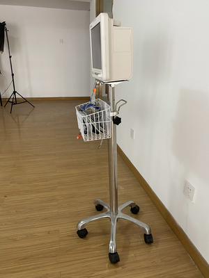 İyi kaliteli tıbbi hastane hasta monitörü için fabrika fiyatı ile metal araba