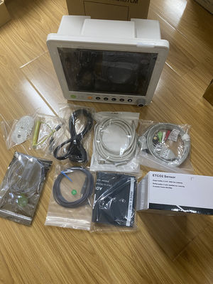 12.1'' Renkli TFT LCD Çok Parametreli Hasta Monitörü, 1 Yıl Garantili ve Kompakt 30*27*30CM Tasarım