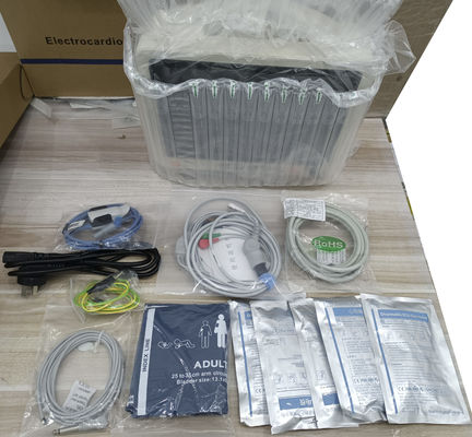 6 Parametreli Hasta Monitörü, Arabalı, Yatak Başı ve Elektrik Güç Kaynağı, 1 Yıl Garanti