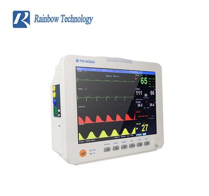 ISO FSC Onaylı Çok Parametreli Hasta Monitörü, 7 Dil Desteği ve Hastane, Klinik, Evde Bakım için 2 Yıl Raf Ömrü