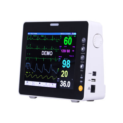 Çok Parametreli Monitör 8 İnç Yüksek Çözünürlüklü Renkli TFT Ekran Hasta Monitörü Hastane İçin Hasta İzleme Sistemi